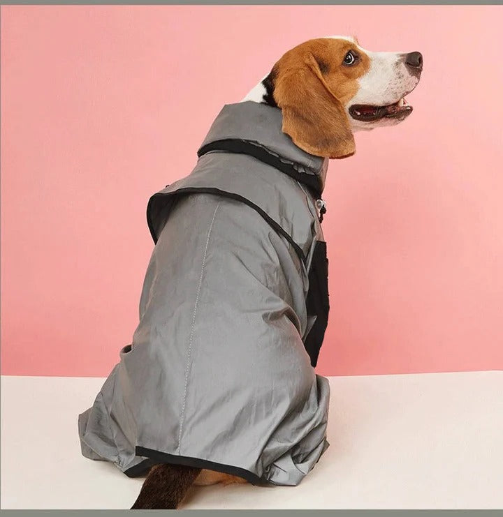 Adjustable Waterproof Dog Raincoat - Perfect Fit for All Breeds