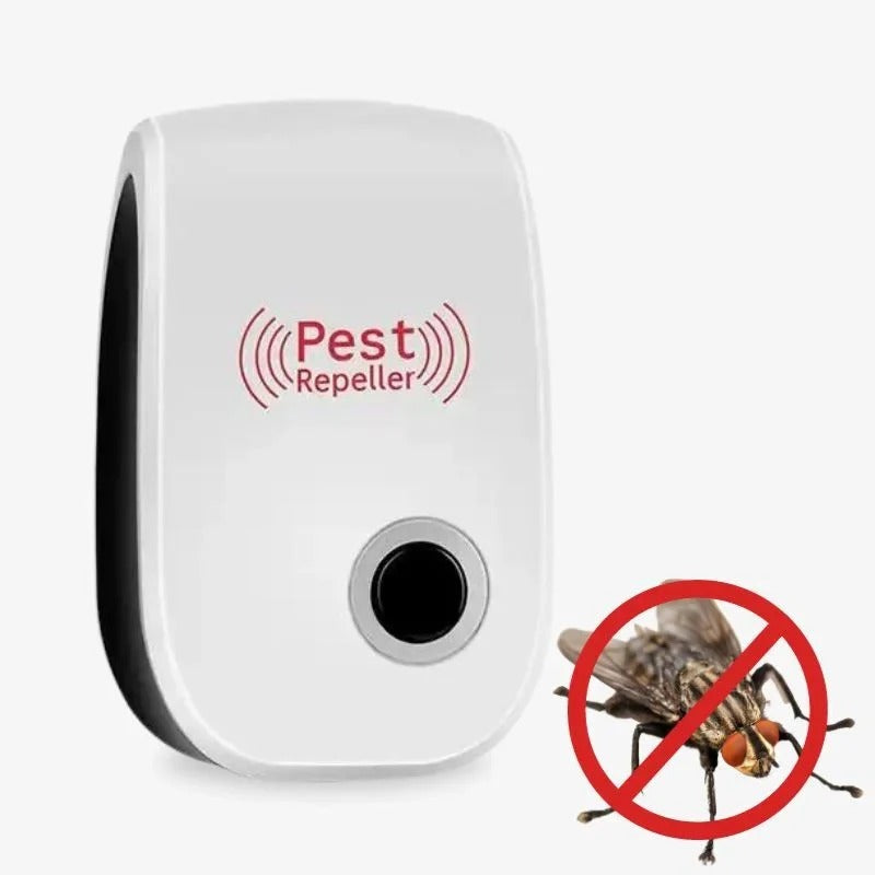 Ultrasonic Pest Repeller for Indoor Use - Easy Single Button Operation, Effective Home Pest Control