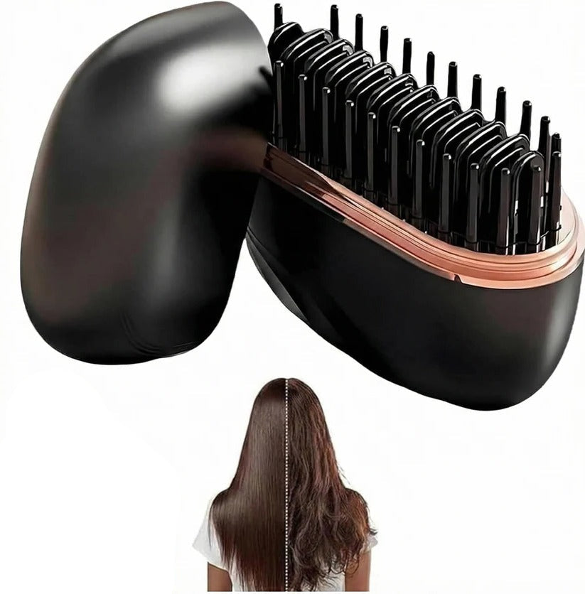 Portable Cordless Heated Straightening Comb - USB Rechargeable Hair Styling Tool for Effortless Smoothness