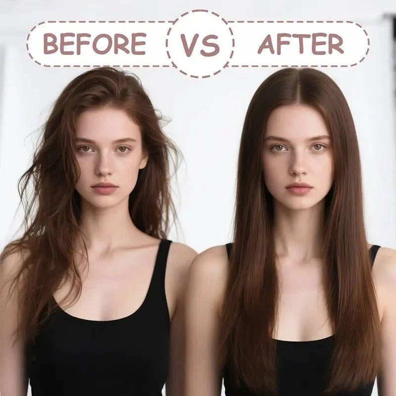 Portable Cordless Heated Straightening Comb - USB Rechargeable Hair Styling Tool for Effortless Smoothness