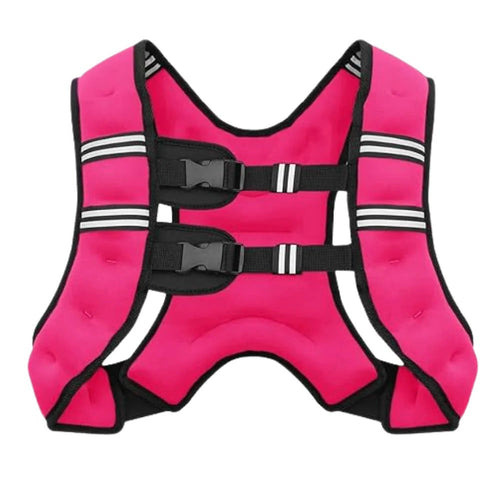 Adjustable Weighted Training Vest for Running - Breathable Channels & Reflective Stripes for Enhanced Comfort & Safety