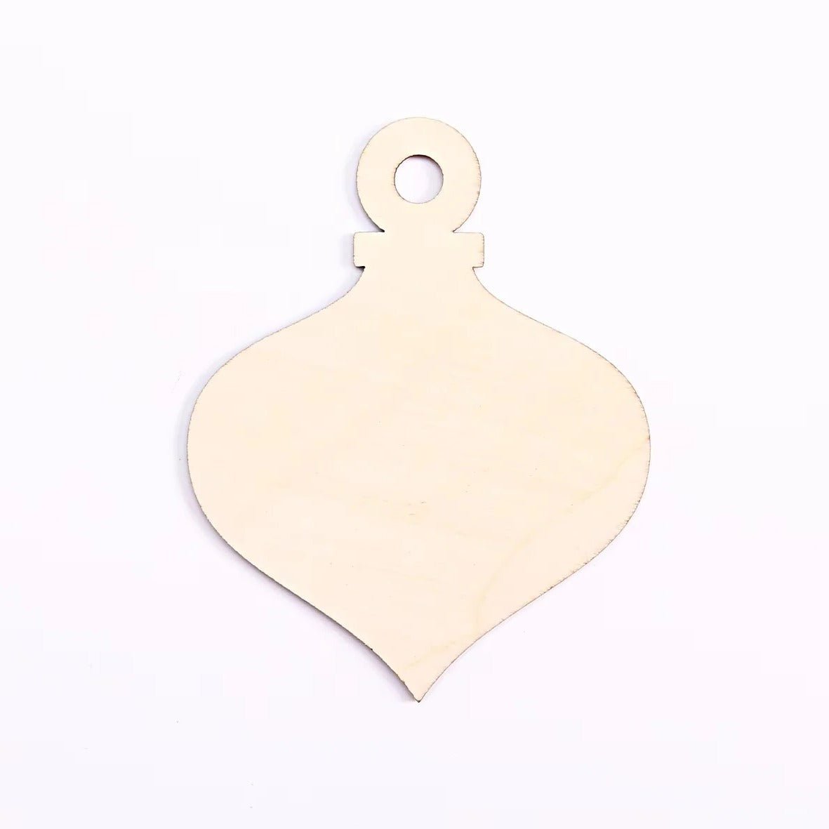 10-Piece Set of Unfinished Wooden Ornament Blanks for DIY Crafts - Perfect for Customization and Personalization