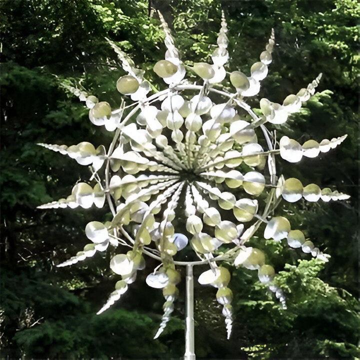 Anti-Rust Kinetic Metal Windmill Spinner - Magical Outdoor Garden Decor