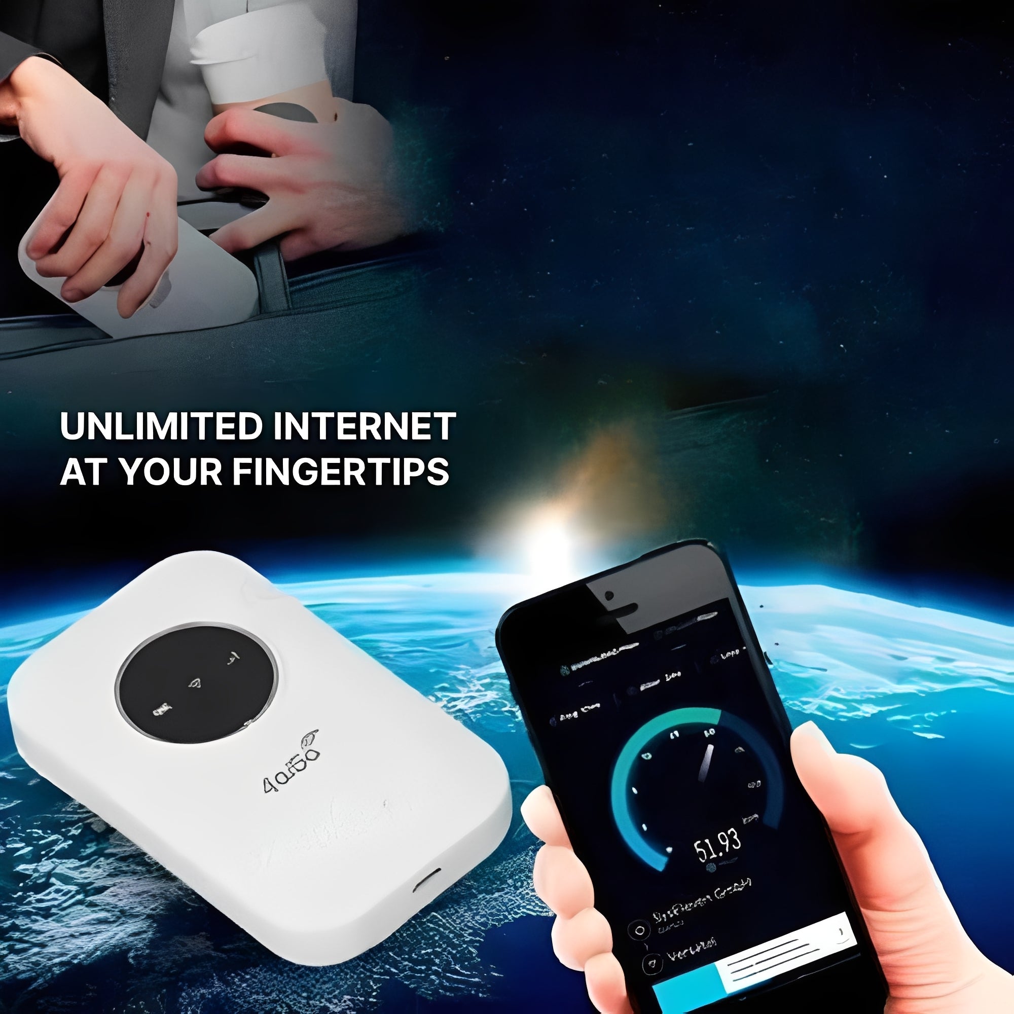 Compact Mini Wireless Router - Portable Travel WiFi Access Point for Seamless Internet Connectivity