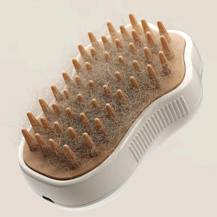 Steam Pet Grooming Brush for Dogs - Professional Quality, Effortless De-Shedding & Cleaning Tool for All Dog Breeds