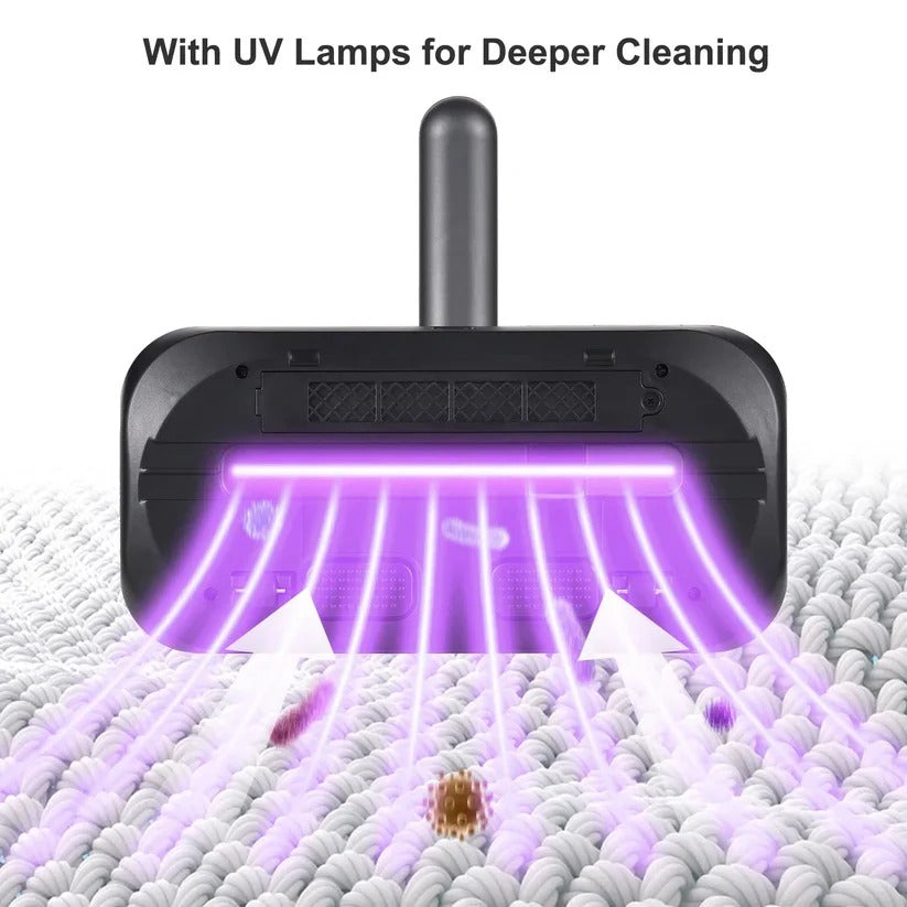 Cordless UV Vacuum Cleaner - Dual Speed for Mattress & Sofa Care - Powerful UV Sanitization