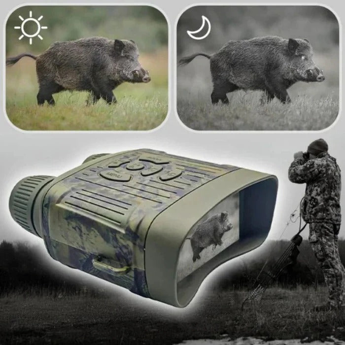 Advanced Infrared Night Vision Optics with Integrated Display & Zoom Functionality - Perfect for Outdoor Adventures