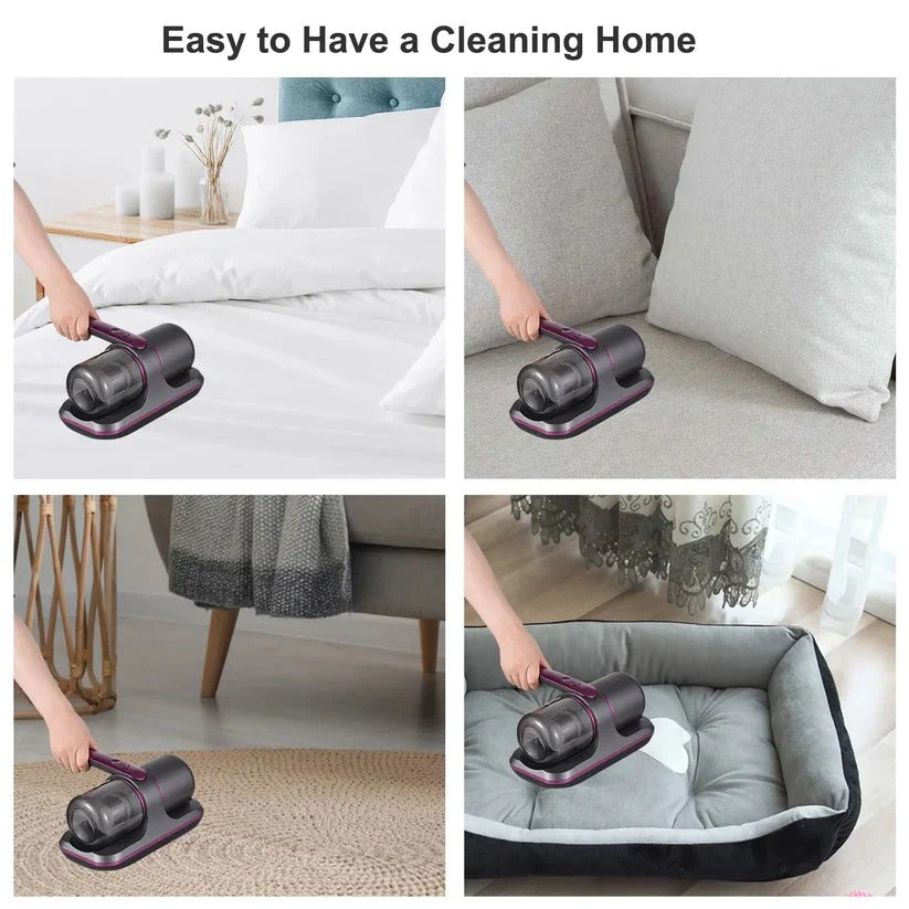 Cordless UV Vacuum Cleaner - Dual Speed for Mattress & Sofa Care - Powerful UV Sanitization