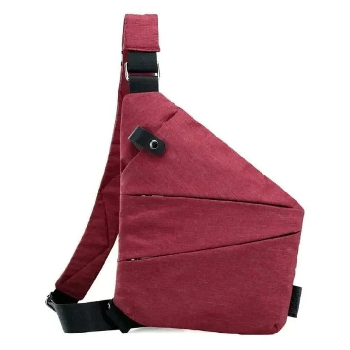 Unisex Crossbody Bag with Hidden Zipper | Secure & Stylish Design for Everyday Use