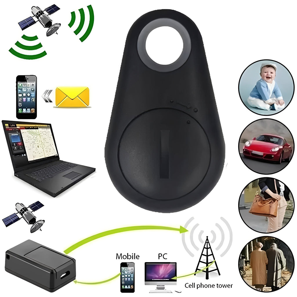 Portable Bluetooth 5.0 Tracker - Smart Locator for Personal Items & Pets | Key Finder & Pet GPS