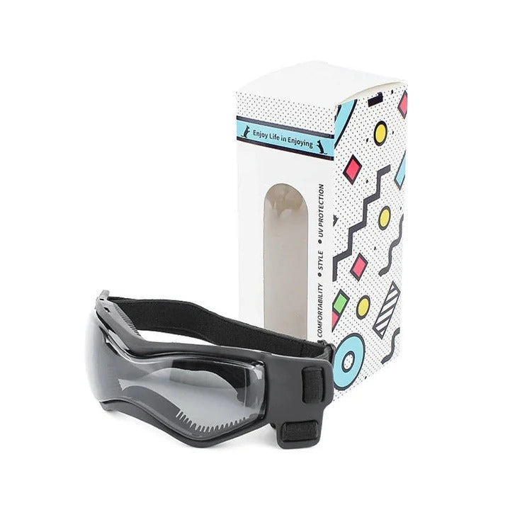 Adjustable Ventilated Dog Goggles - UV Protection & Comfort Fit for Pets