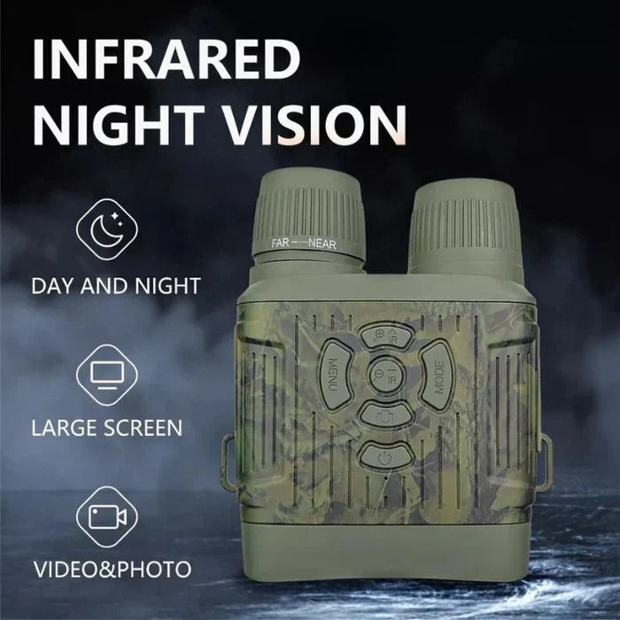 Advanced Infrared Night Vision Optics with Integrated Display & Zoom Functionality - Perfect for Outdoor Adventures