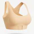 Full Coverage Wireless Sports Bra with Posture Support | Breathable Yoga Design for Ultimate Comfort & Performance
