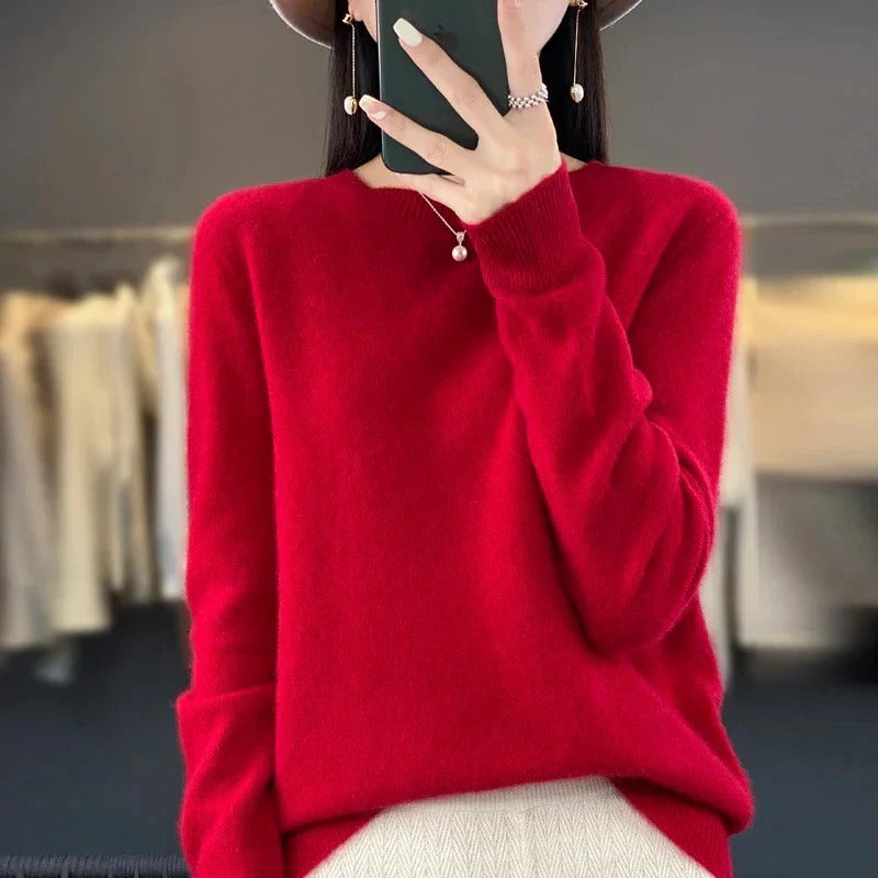 Cozy Merino Wool Sweater for Fall & Winter - Warm, Stylish, and Comfortable
