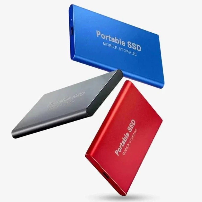 High-Speed Portable External SSD with USB 3.2 - Fast Storage Solution for Photos, Videos & Files