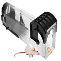 Reusable Mouse Catch Trap with Self-Locking Door - Humane Rodent Control Solution for Home and Garden