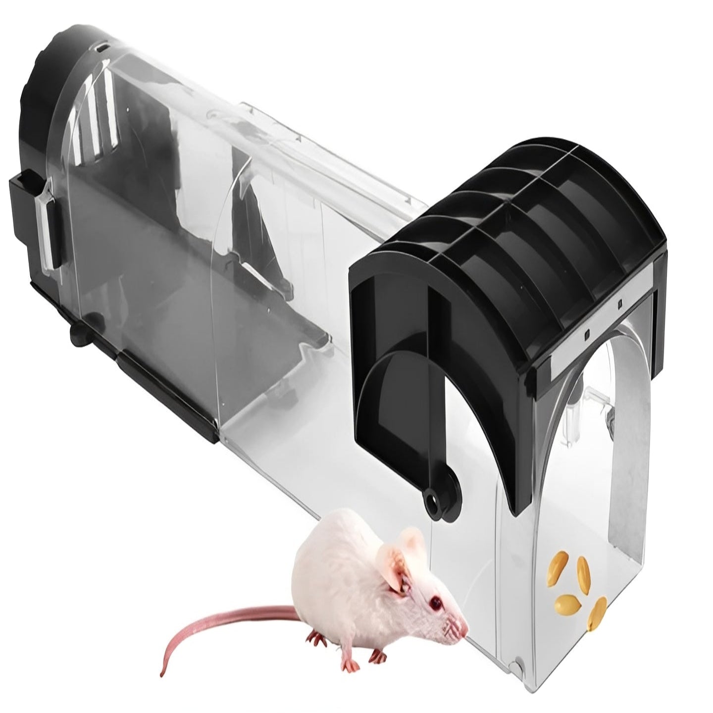 Reusable Mouse Catch Trap with Self-Locking Door - Humane Rodent Control Solution for Home and Garden
