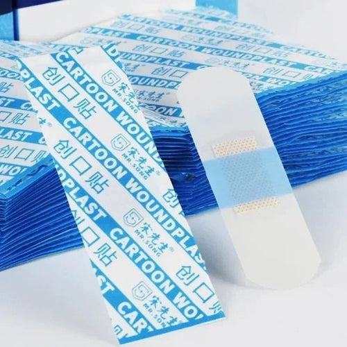 120-Pack Waterproof Clear Adhesive Bandages - Breathable, Flexible Design for Ultimate Comfort
