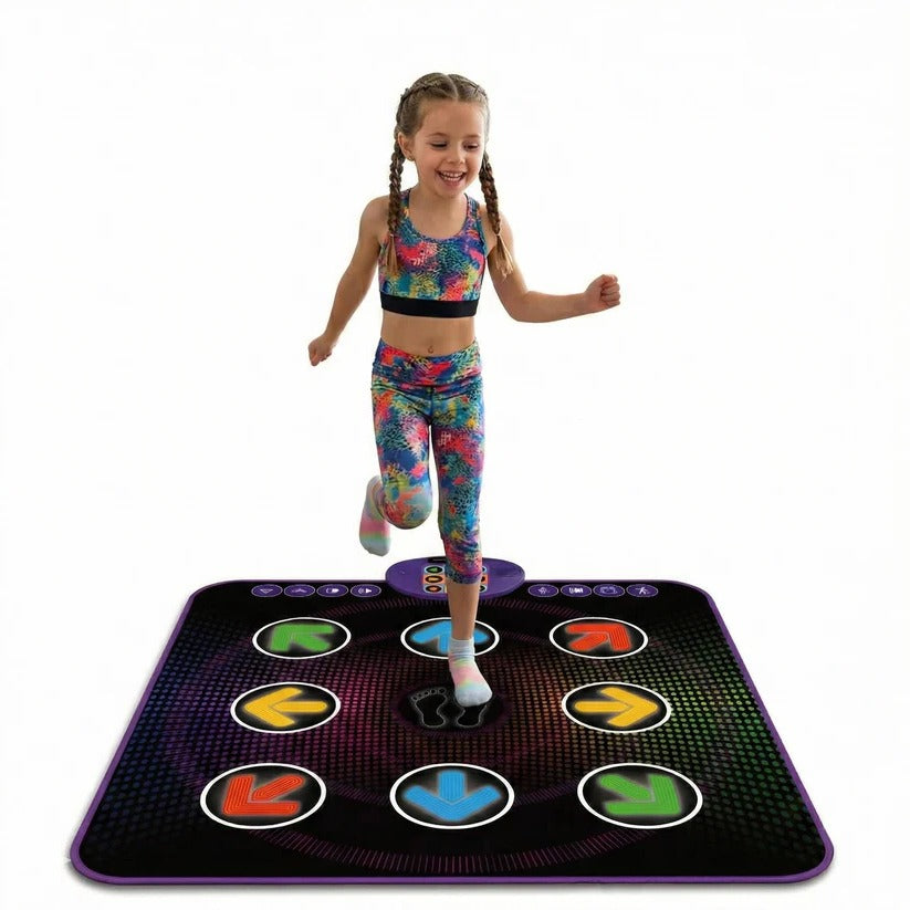 Bluetooth Dance Mat for Kids - Light-Up Electronic Music Game Pad with Interactive Features