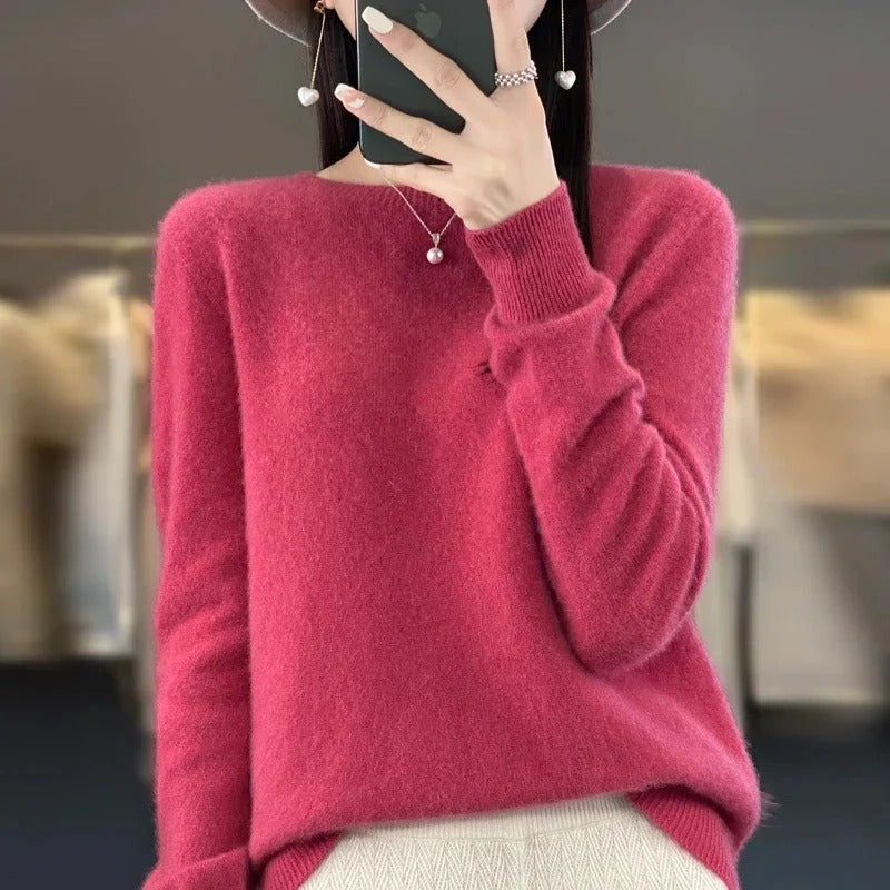 Cozy Merino Wool Sweater for Fall & Winter - Warm, Stylish, and Comfortable