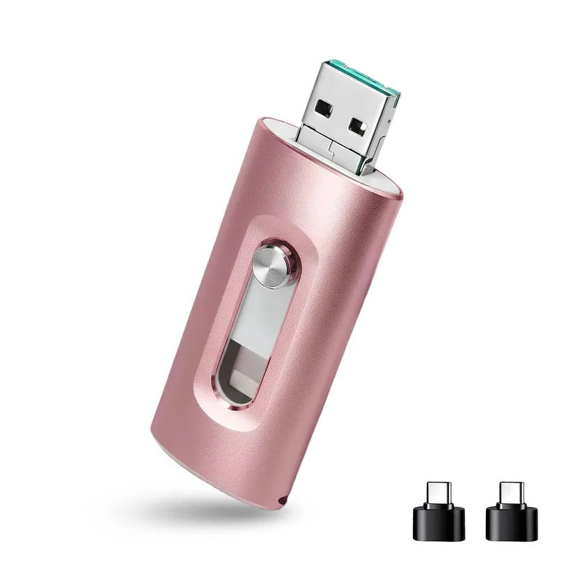 Multi-Device USB Flash Drive for Phone Photo Backup - High-Speed Storage Solution