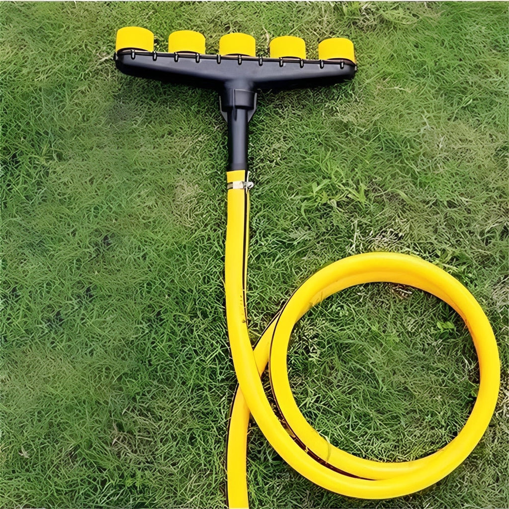 Versatile Garden Hose Nozzle Attachment - Adjustable Spray Patterns for Efficient Watering & Cleaning