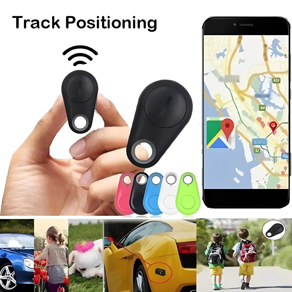 Portable Bluetooth 5.0 Tracker - Smart Locator for Personal Items & Pets | Key Finder & Pet GPS