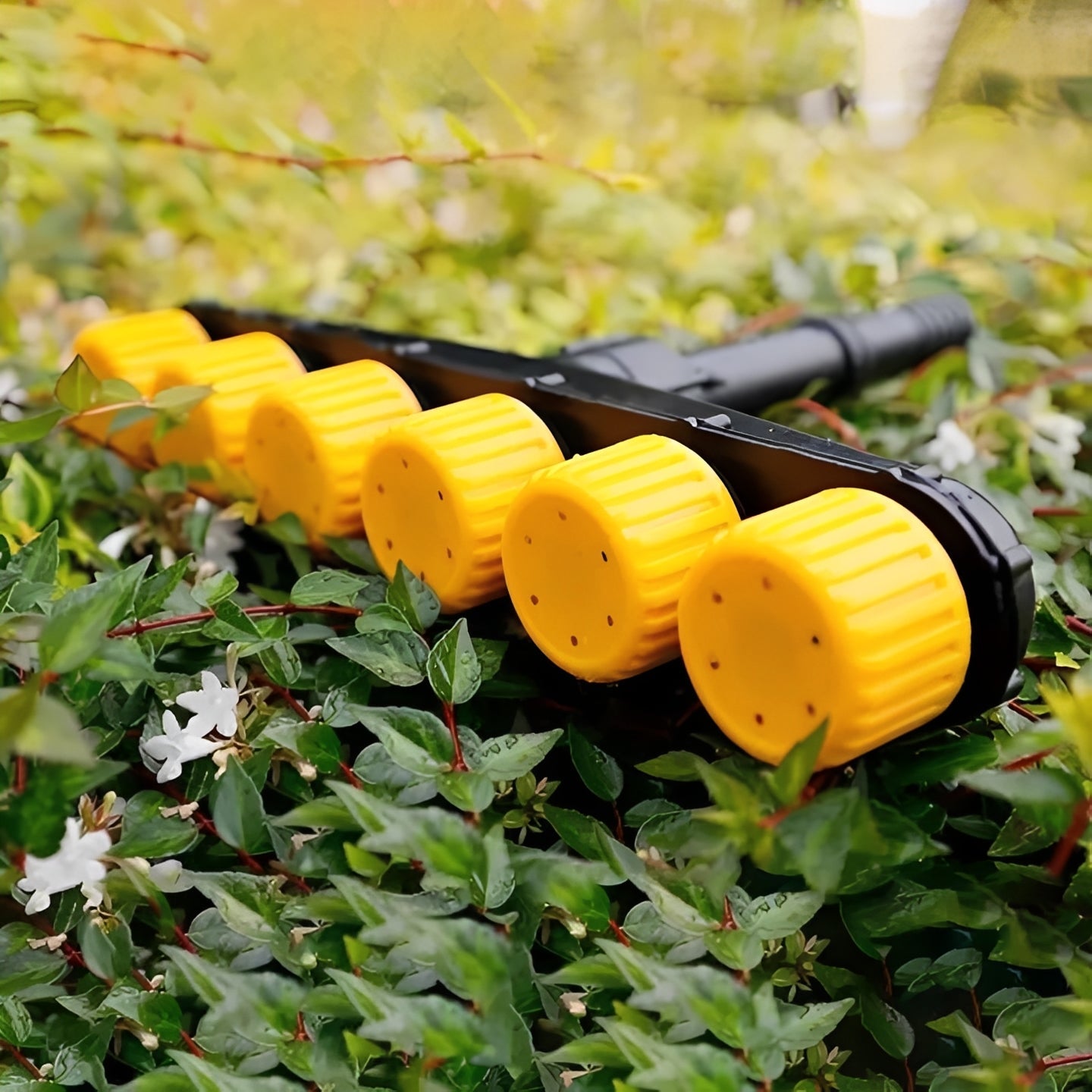 Versatile Garden Hose Nozzle Attachment - Adjustable Spray Patterns for Efficient Watering & Cleaning