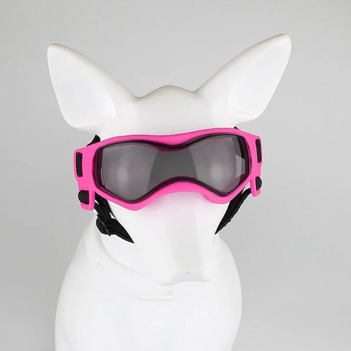 Adjustable Ventilated Dog Goggles - UV Protection & Comfort Fit for Pets