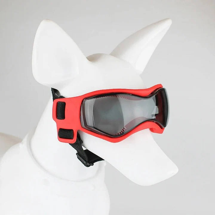 Adjustable Ventilated Dog Goggles - UV Protection & Comfort Fit for Pets