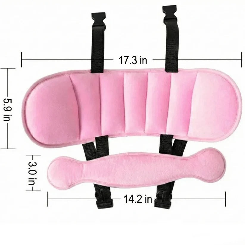 Adjustable Child Car Seat Head Support Strap - Perfect for Travel Naps & Comfort