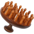 Sandalwood Wide Tooth Comb with Rounded Tips - Gentle Hair Detangling & Care Tool
