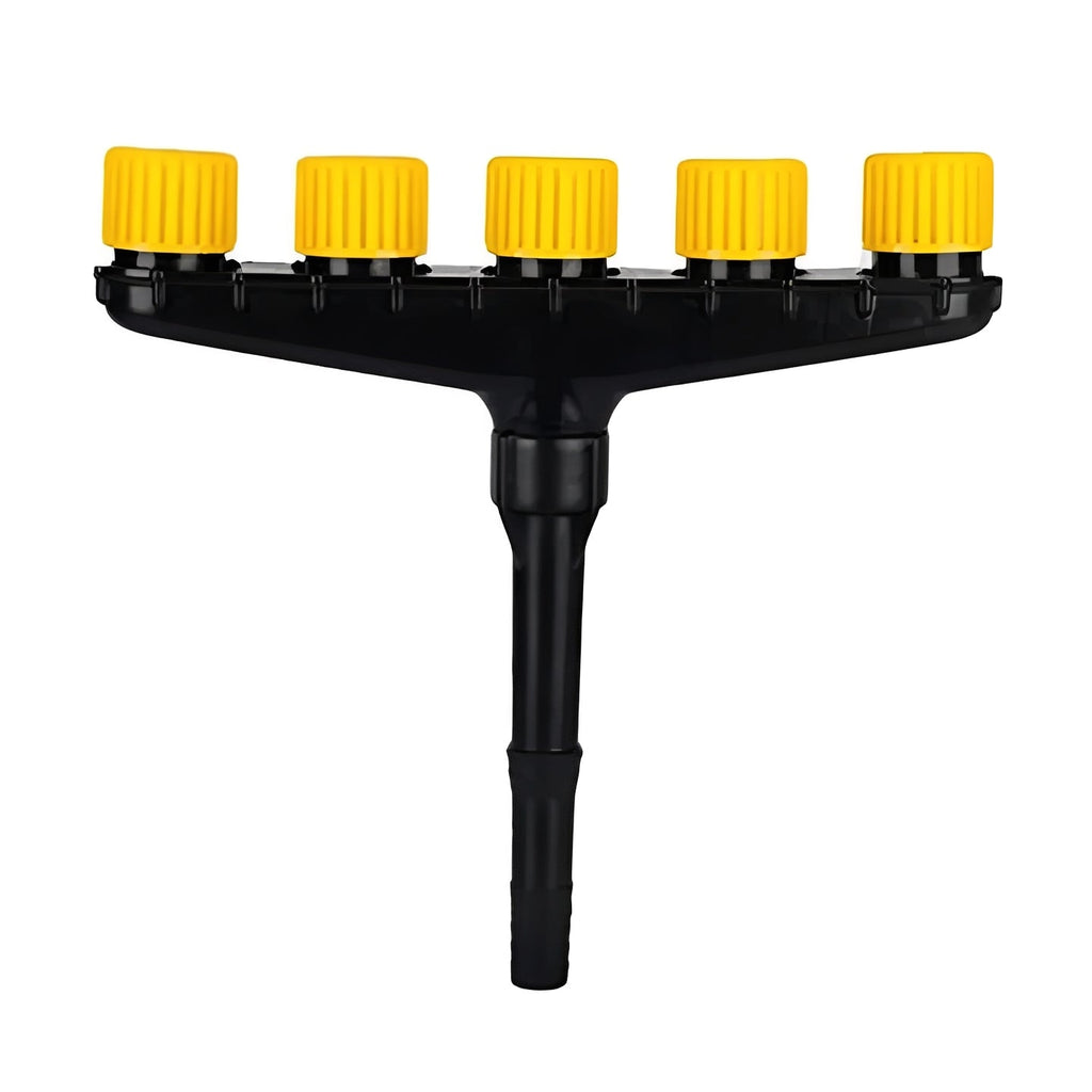 Versatile Garden Hose Nozzle Attachment - Adjustable Spray Patterns for Efficient Watering & Cleaning
