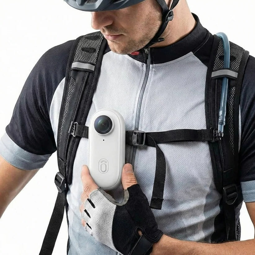 4K Magnetic Action Camera for Cycling - 120° Wide Angle Lens, Waterproof & Lightweight