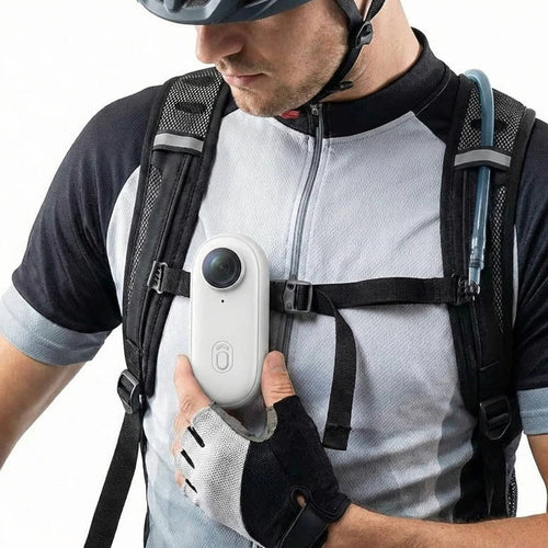4K Magnetic Action Camera for Cycling - 120° Wide Angle Lens, Waterproof & Lightweight