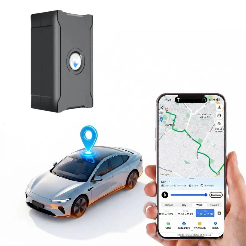 Real-Time Wireless GPS Vehicle Tracker with IoT SIM, Geo-Fencing, and Instant Alerts - Perfect for Fleet Management & Personal Security