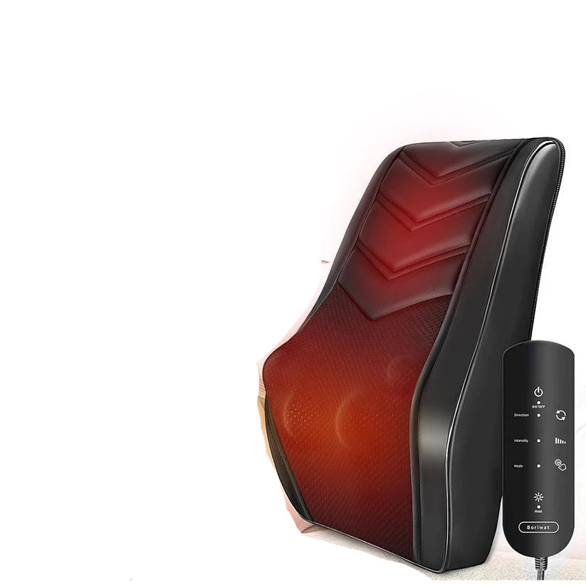 3-in-1 Heated Kneading Massage Pillow for Neck and Back Relief - Adjustable Modes for Ultimate Comfort