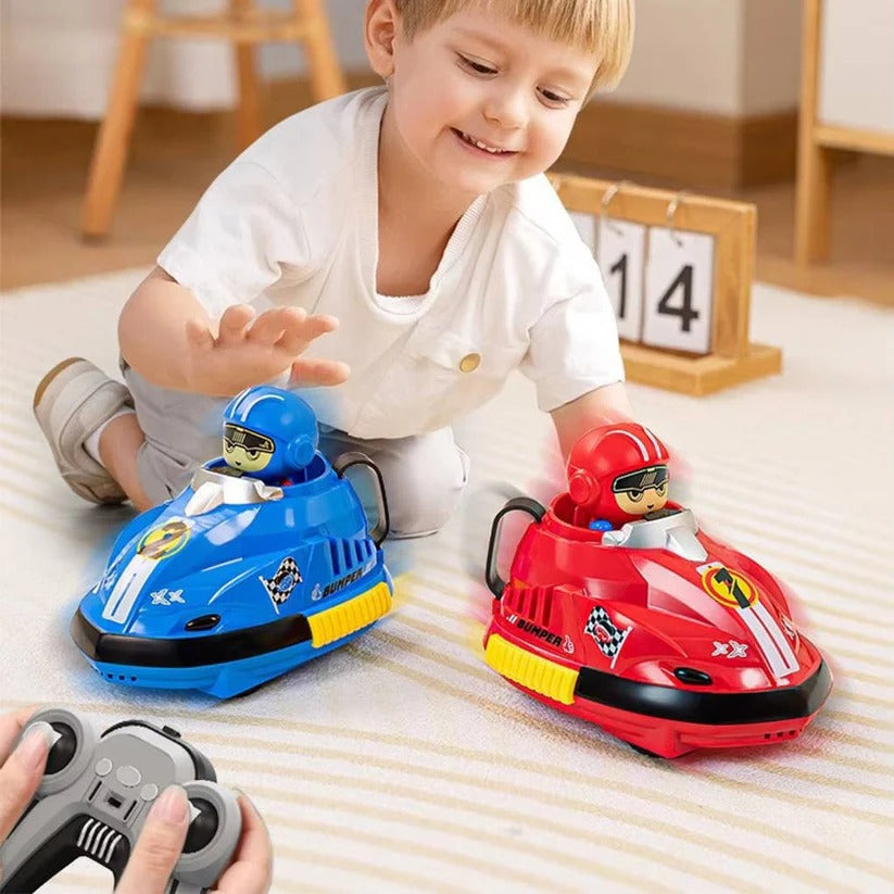 2-Pack Remote Control Bumper Cars for Kids with Eject Feature - Fun & Exciting RC Toy Set