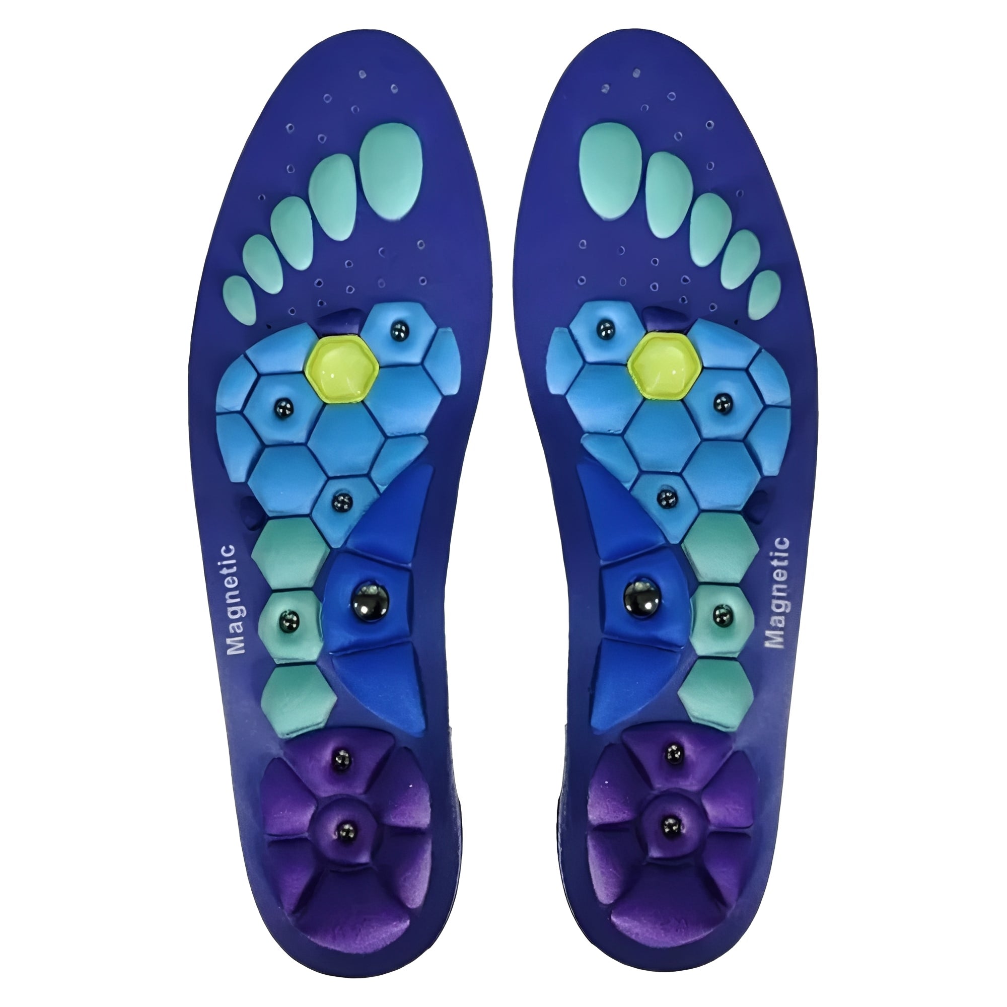 Magnetic Comfort Insoles with Cushioned Arch Support for Ultimate Foot Relief