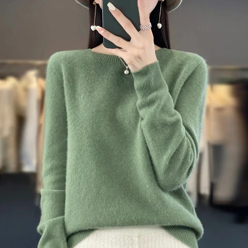 Cozy Merino Wool Sweater for Fall & Winter - Warm, Stylish, and Comfortable