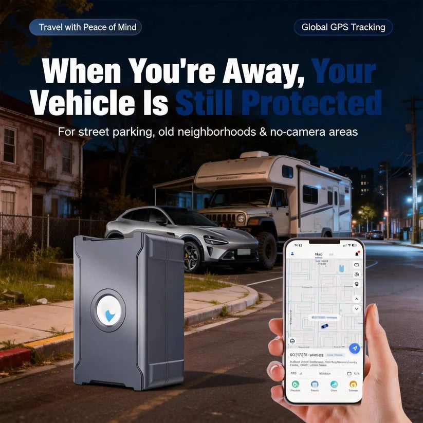 Real-Time Wireless GPS Vehicle Tracker with IoT SIM, Geo-Fencing, and Instant Alerts - Perfect for Fleet Management & Personal Security