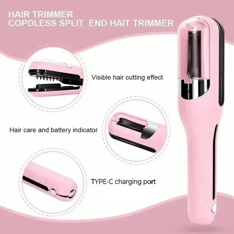 Rechargeable Portable Split End Trimmer with Type-C Battery – Hair Care Tool for Healthy Hair