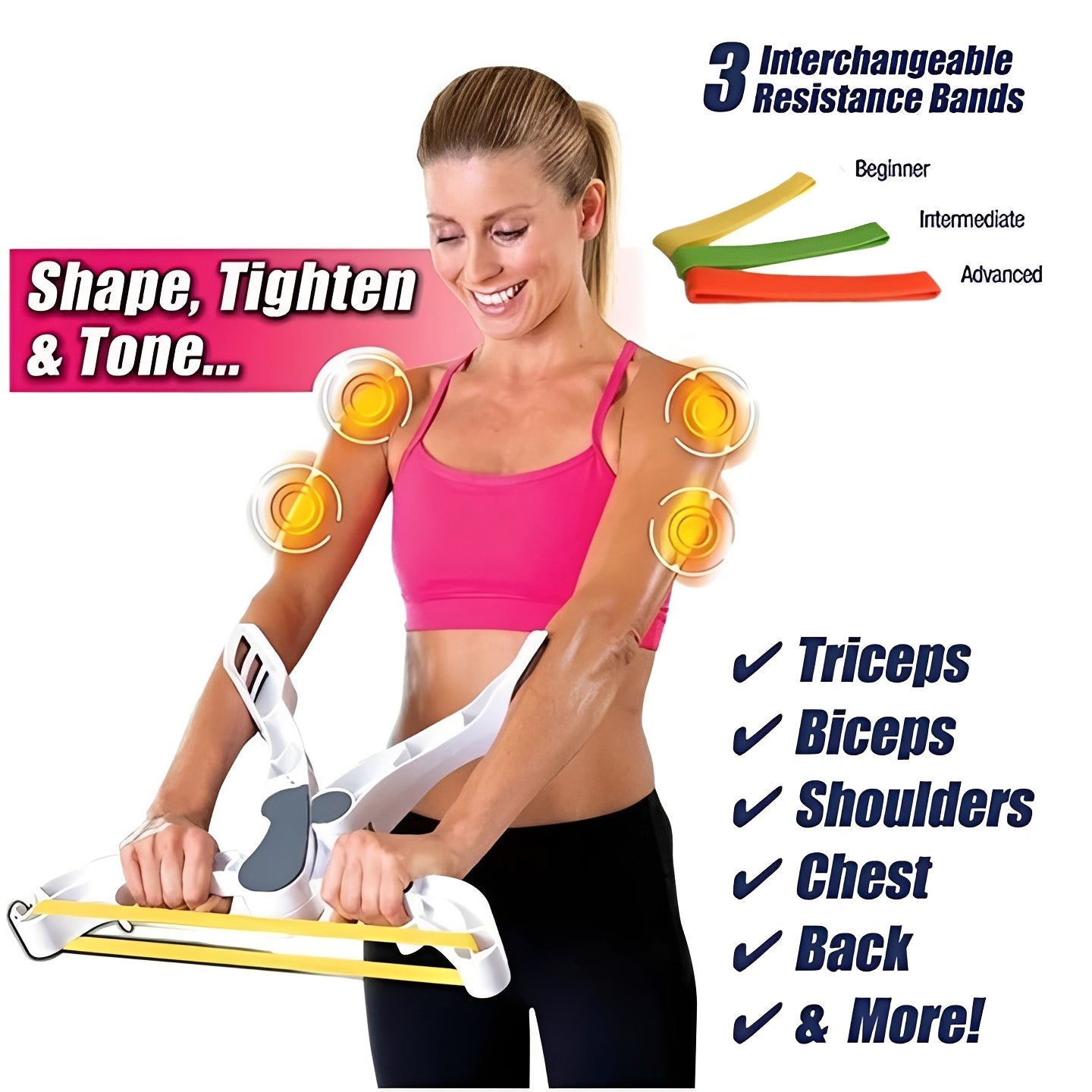 Premium Arm and Shoulder Workout Equipment for Home Fitness - Strength Training Gear for Effective Workouts