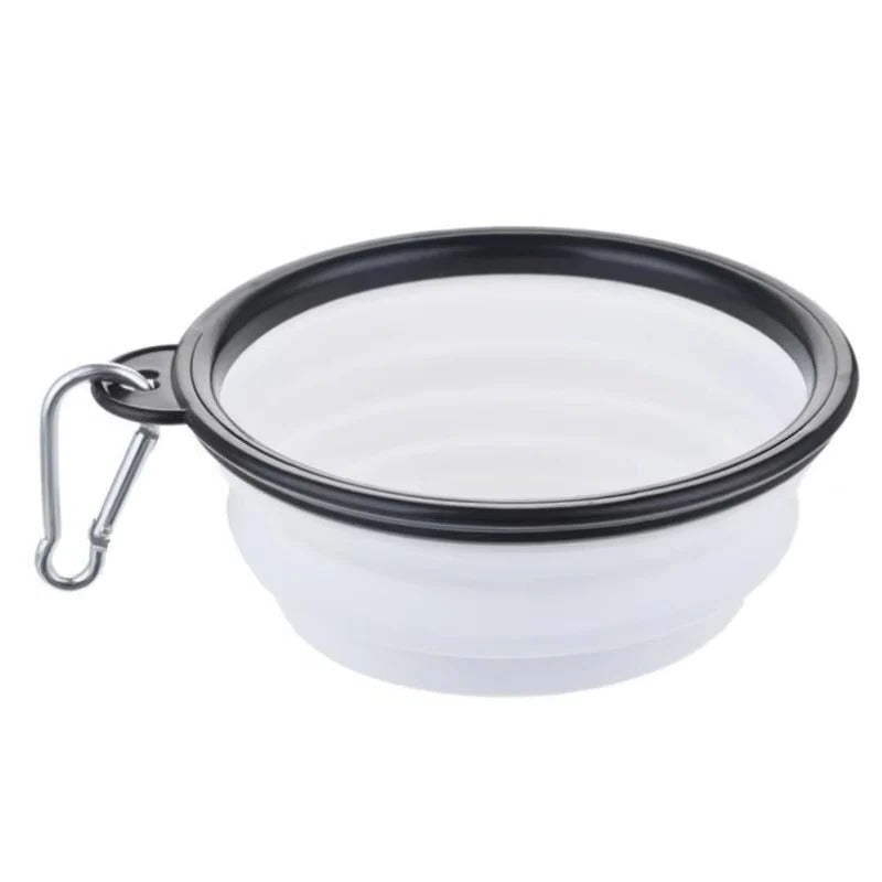 Portable Collapsible Silicone Pet Bowl for Dogs & Cats - Travel-Friendly, Lightweight, Easy to Clean