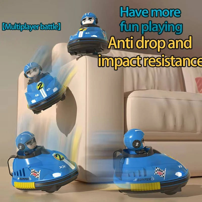 2-Pack Remote Control Bumper Cars for Kids with Eject Feature - Fun & Exciting RC Toy Set