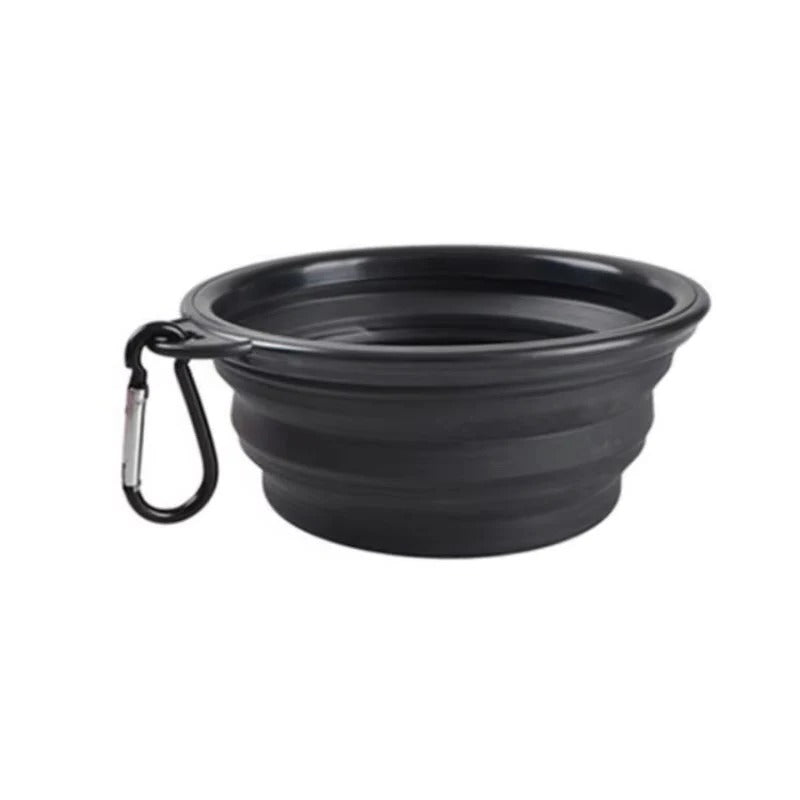 Portable Collapsible Silicone Pet Bowl for Dogs & Cats - Travel-Friendly, Lightweight, Easy to Clean