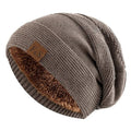Men's Acrylic Knit Slouch Beanie - Warm Winter Hat for Cold Weather Comfort