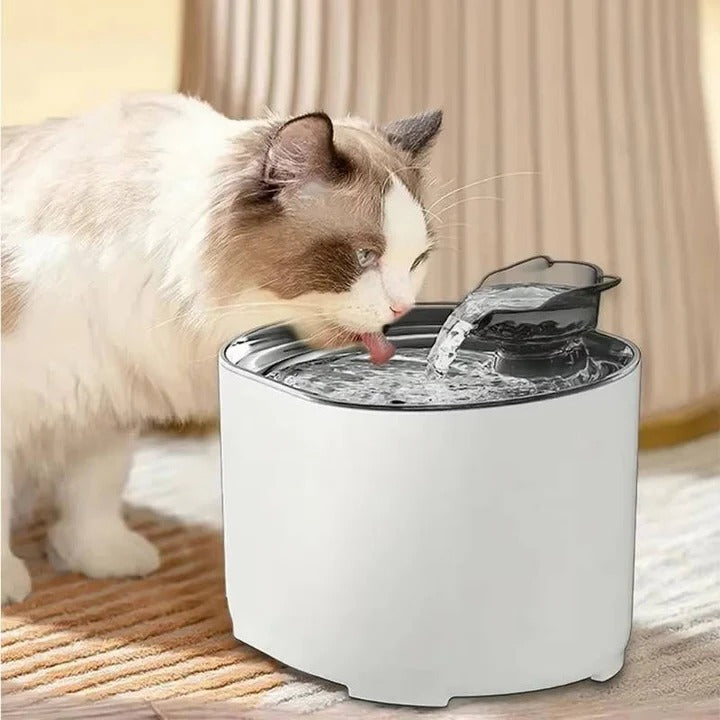 Automatic Cat Water Fountain with Advanced Filtration System - Fresh, Clean Water for Healthy Hydration
