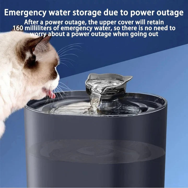 Automatic Cat Water Fountain with Advanced Filtration System - Fresh, Clean Water for Healthy Hydration