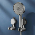 No Drill Adjustable 360° Shower Head Holder - Wall Mount Bracket with Strong Adhesive - Easy Installation